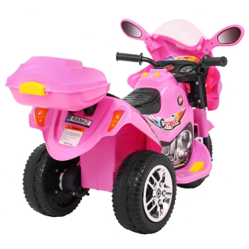 Motorek Trójkołowy BJX-088 elektryczny dla najmłodszych Różowy + Dźwięki + Światła